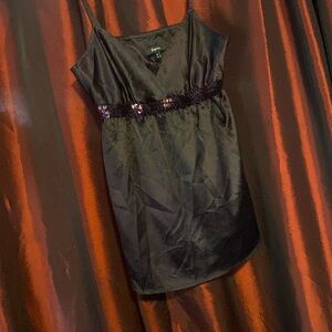 2000s Sequin Spaghetti-Strap Club top